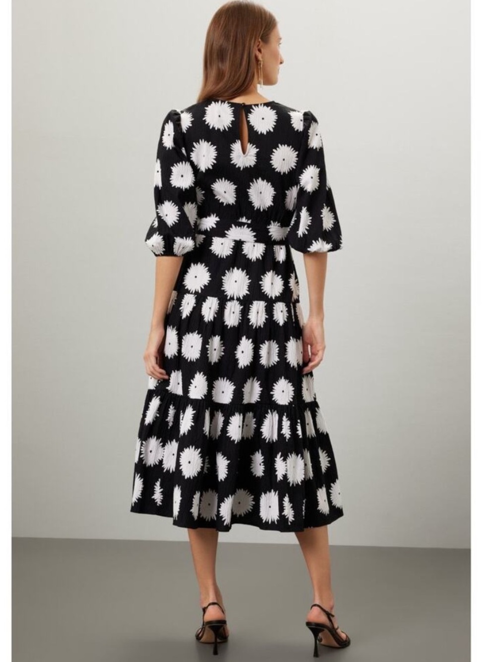 Kate Spade Pom Pom Floral Lawn Dress, Size: L - Picture 2 of 12